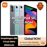 Global ROM Redmi Pad SE Xiaomi Tablet Snapdragon 680 11-inch 90Hz Screen 8000mAh Display Quad speakers Dolby Atmos Miui 14