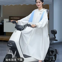 Electric Battery Bicycle Long Full Body Anti Riot Raincoat for Men and Women 2023 New Women's Poncho