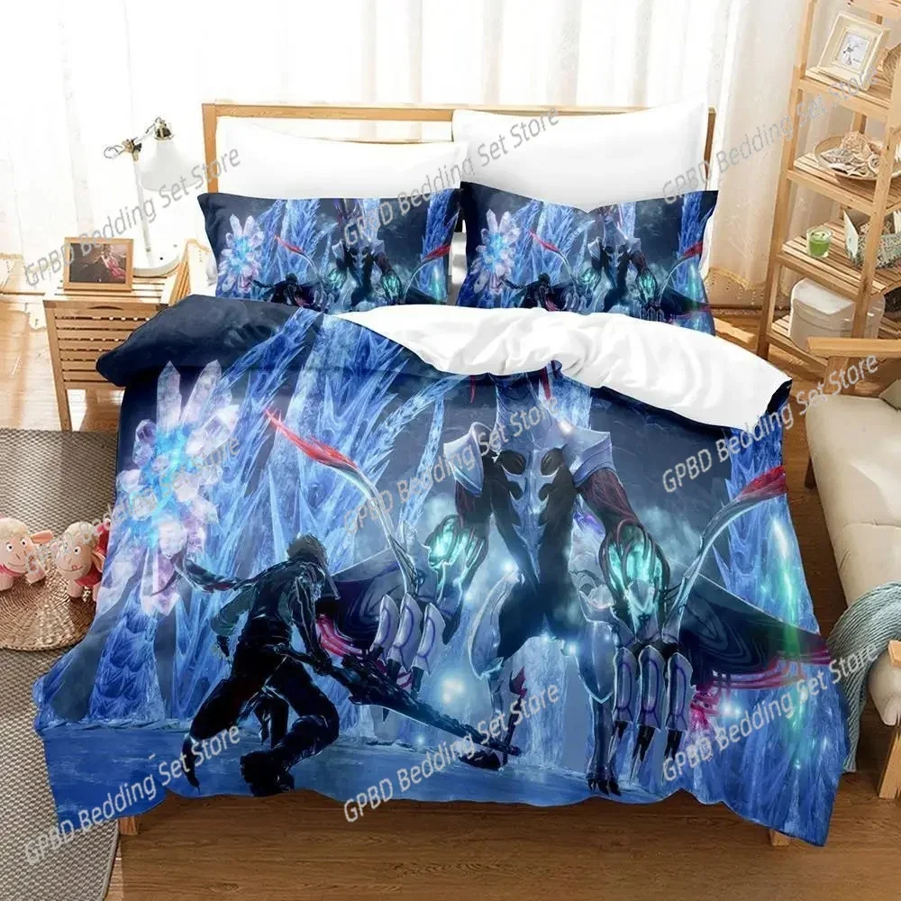 Game CODE VEIN Bedding Set Single Twin Full Queen King Size Bed Set Adult Kid Bedroom Duvet cover Sets 3D Anime Bed Sheet Set
