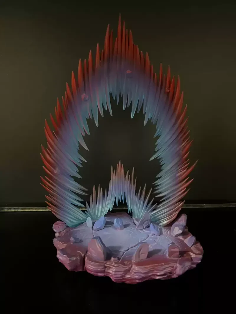 Instock E&C Platform Special Effects Model Shf Wukong Realm King Fist Puppet، لعبة غير متضمنة #2