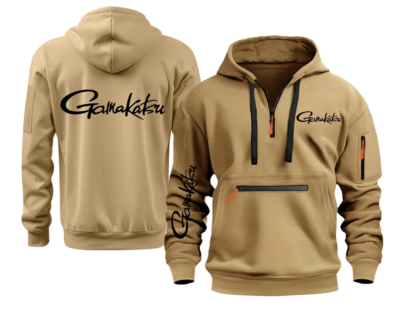 الحب الصيد Gamakatsu شبه البريدي مقنعين هوديي Just Fish It هوديس البلوفرات بلوزات الرجال هوديس البلوز الذكور #3