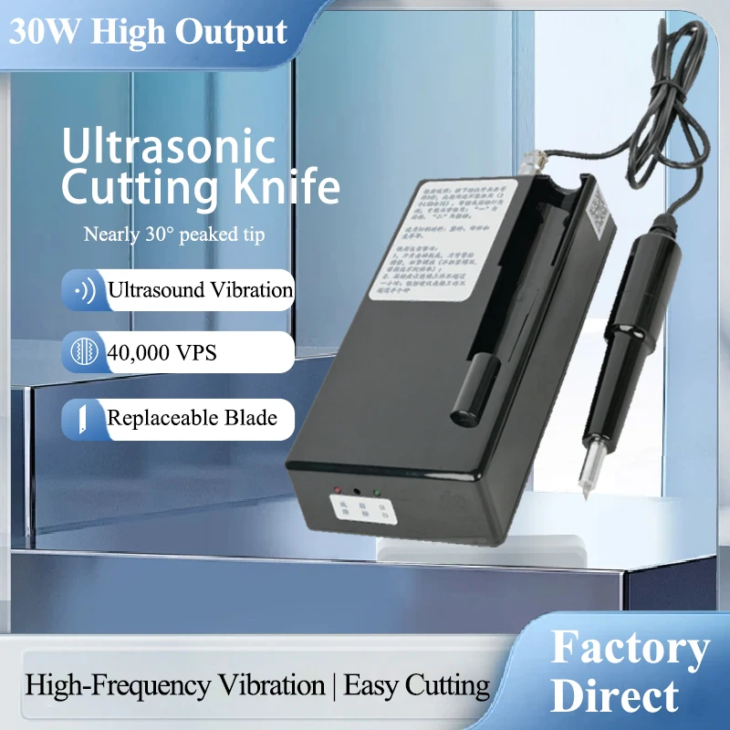Ultrasonic Cutting Knife with 30W Output Easy to Use and Portable for Material Cutting