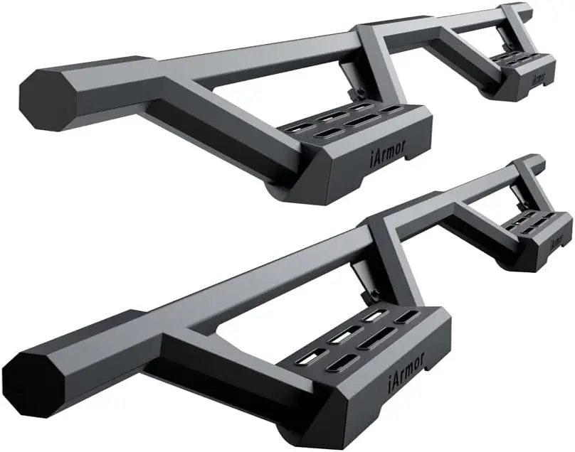 

Stainless Steel Side Steps for 1999-2006 Extended Cabs and HD Models, Anti-Slip, 500lbs Capacity