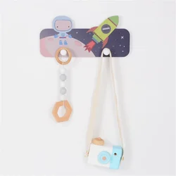 Creative Cute Cartoon Astronaut Hook Living Room Hanger Original Craft Cartoon Child Coat Hook Clothes Holder Wall Decorations