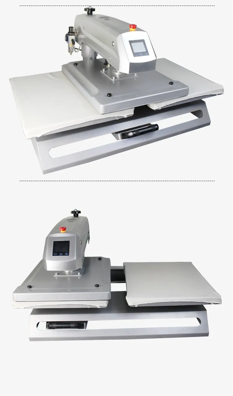Pneumatic Double Station Sublimation T-shirt Heat Transfer Shuttle Heat Press Machine