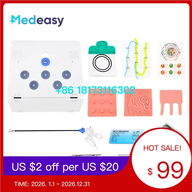 CRW Medeasy Simulator Box for Training Endo Trainer With Kinds of Training Modules