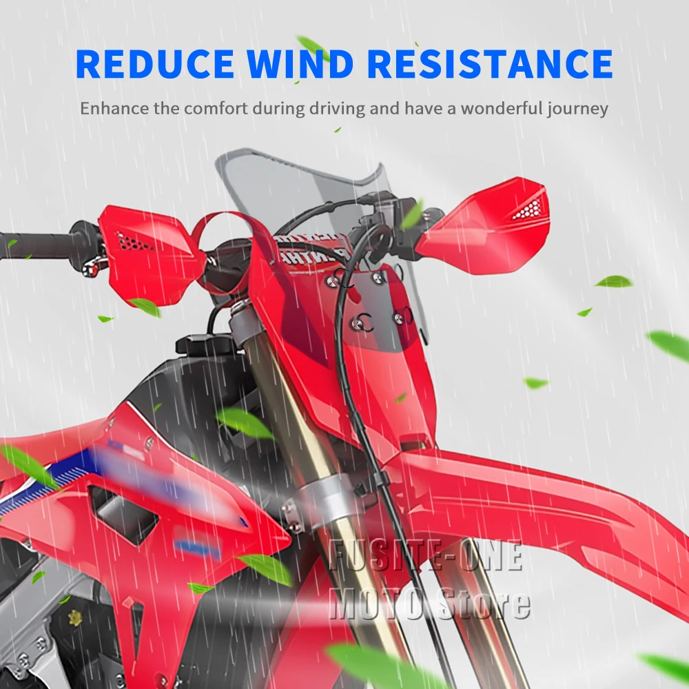 

For Honda CRF250RX CRF 250RX 450RX motorcycle adventure windshield extension style Windscreen Wind Deflector Screen
