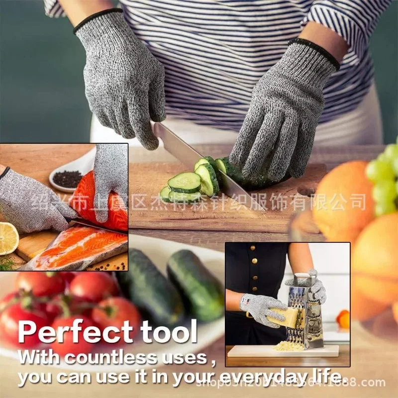 Explosive Anti Cutting Gloves for Garden Courtyard Kitchen Level 5 Protection Household Items Gloves Decoration Home