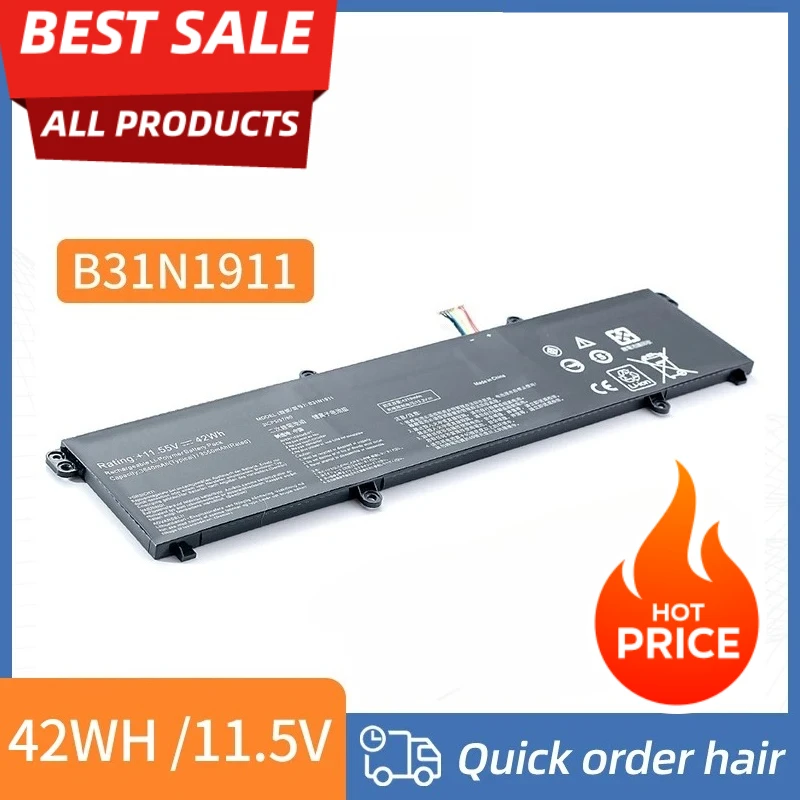 

B31N1911 11.55V 42WH Battery For ASUS VivoBook Flip 14 TM420IA TP470EA M413DA M413DA-EK162T M413DA-EK007T X421DA X421EA