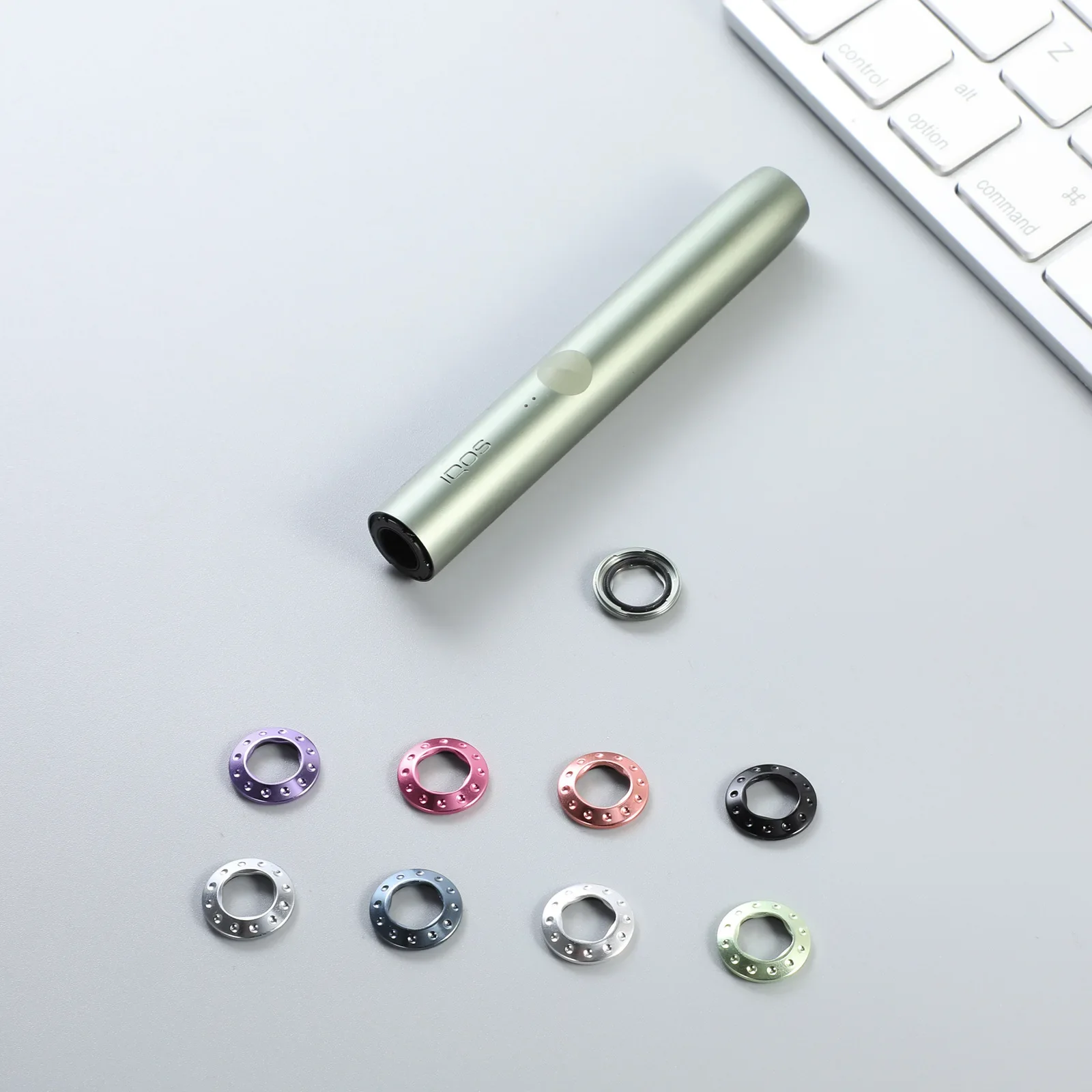 Colorful Mental Ring Cap For IQOS ILUMA Rings For ILUMA Prime Replaceable Accessories with Install Tool Replaceable Cap New