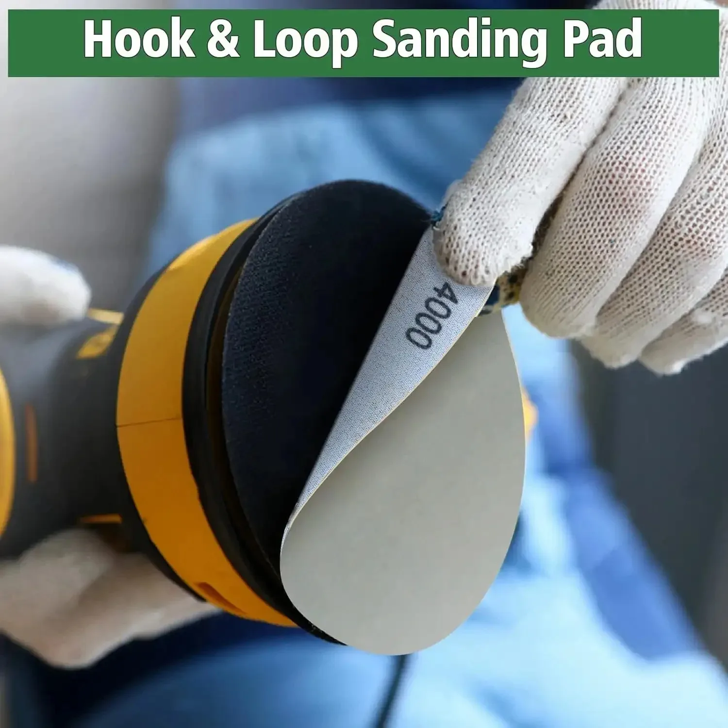 Sandpaper 5Inch, Grit 1000/1500/2000/3000/4000/5000 …Sandpaper Pads, Round, No-Hole, Wet and Dry Sanding Discs, Random Tra image 4