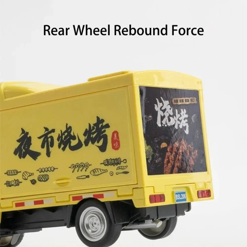 1:24 Wuling Rongguang coches en miniatura modelos de juguete aleación Diecast rueda tirar hacia atrás barbacoa coche neumático de goma vehículo niños adultos regalos