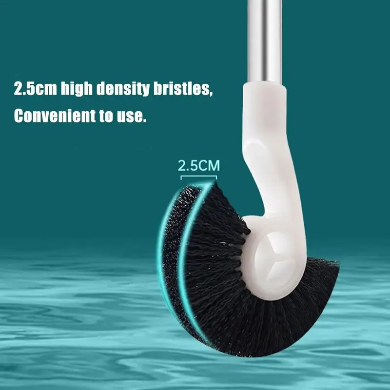 Fish Tank Cleaning Brush Long Handle Aquarium Cleaning Tool Reusable Algae Scrapers Cleaner Tools Deep Cleaning Aquarium Brushes