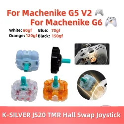 2-10pcs K-Silver JS20 TMR Hot Swap Joystick for Machenike G5Pro V2 G6Pro Game Controller TMR Joystick Multiple Tactile Options