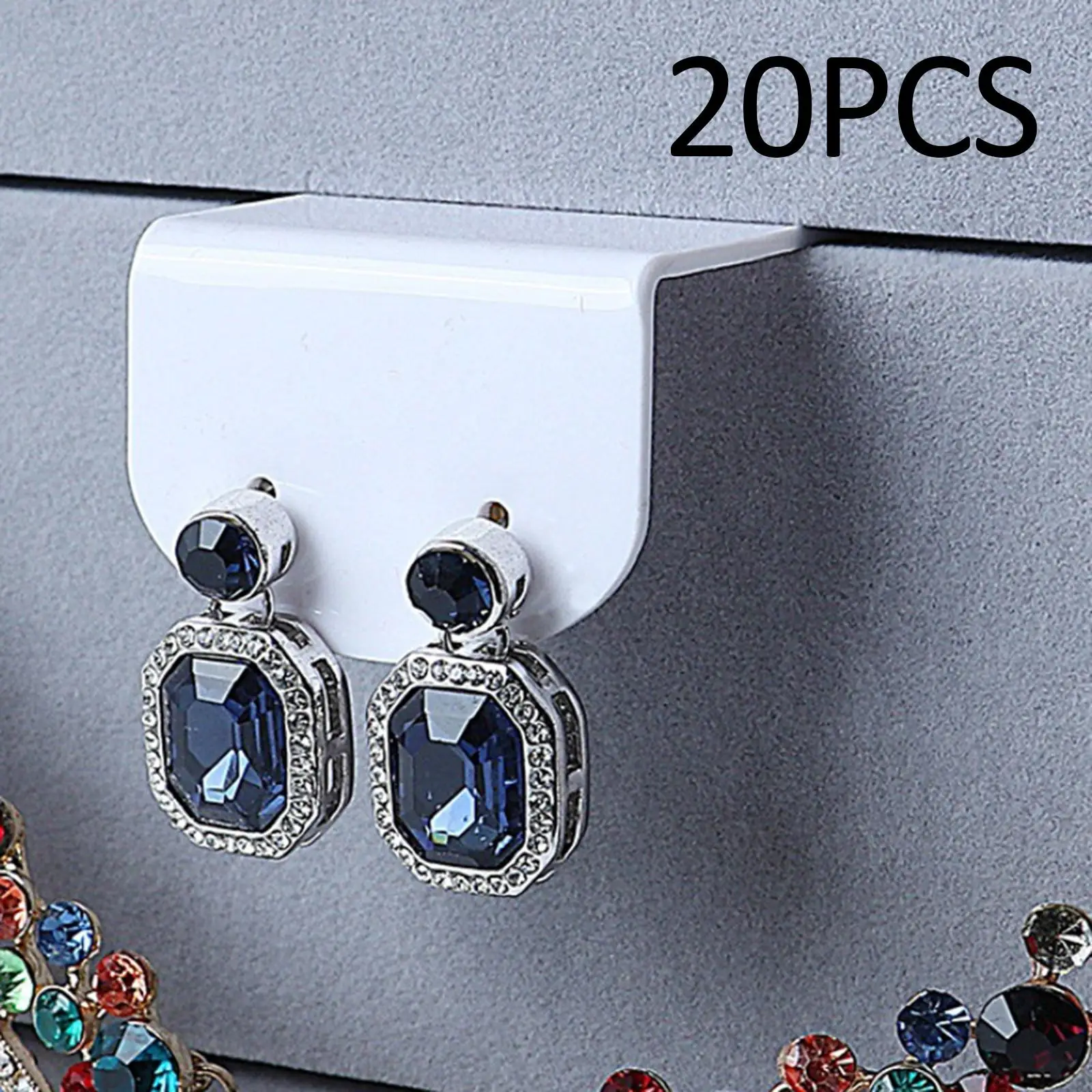 20 Pieces Earring Display Cards Carrying Ear Loops Display for Selling Salon