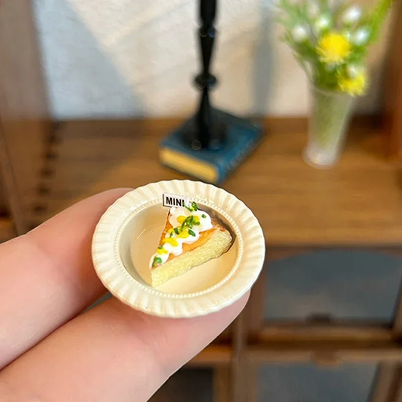 3 uds casa de muñecas en miniatura simulación plato de cocina modelo muebles accesorios para decoración de casa de muñecas niños juguetes para juego de imitación regalo