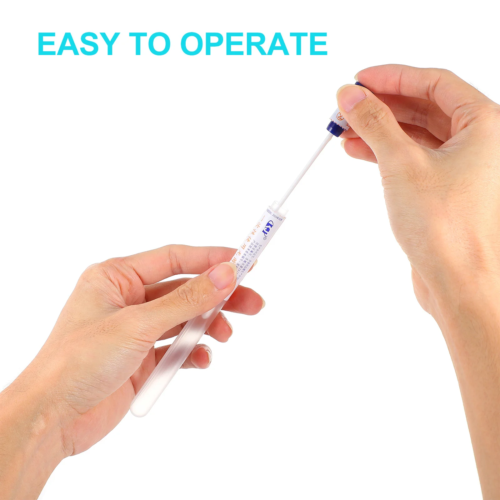 100 قطعة مسحات كشف المتاح عينة جمع العصي استخدام واحد مسحات الحلق للنساء مستشفيات عيادات مختبرات