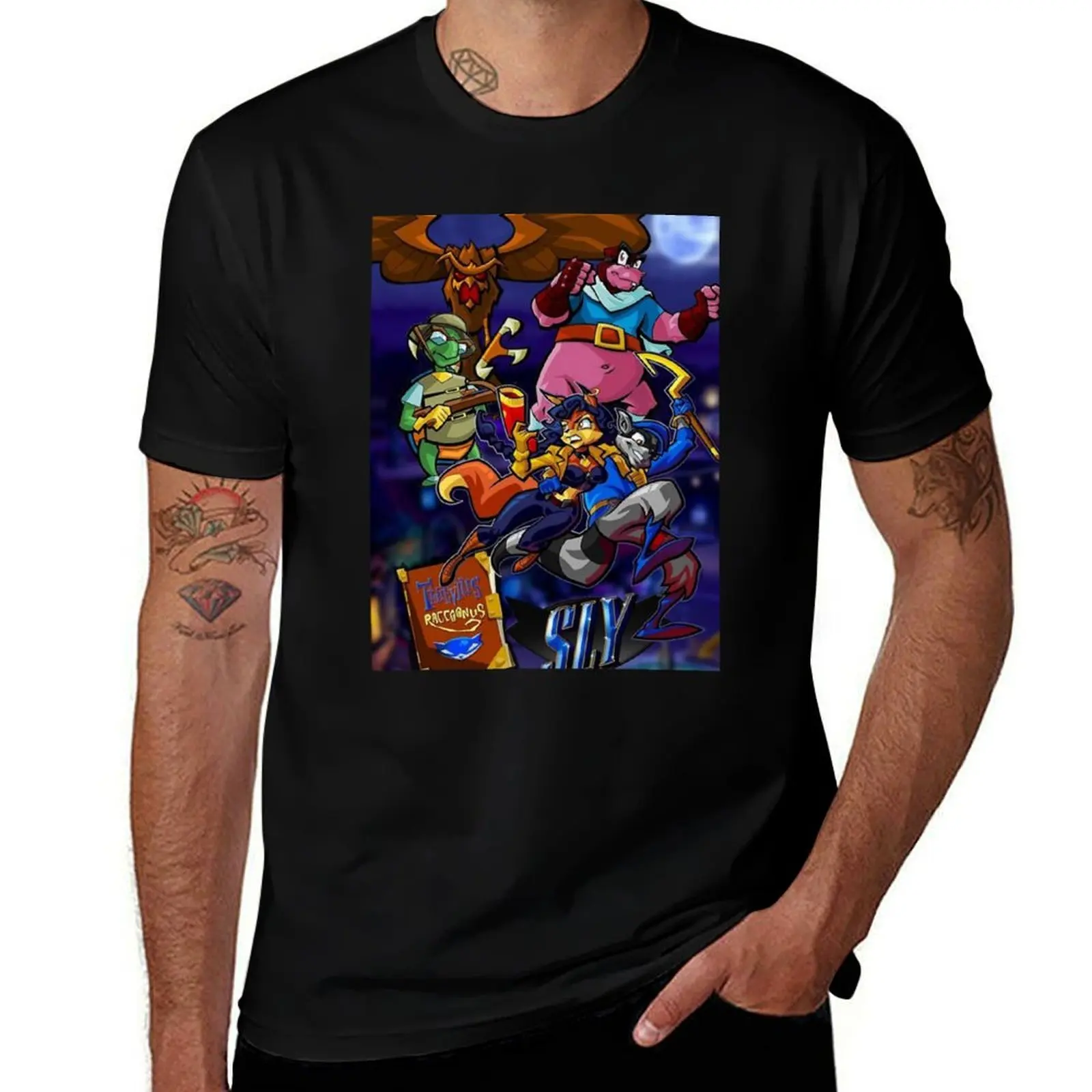 sly cooper and the thievius raccoonus T-Shirt Outdoor Activity Sports T-Shirt