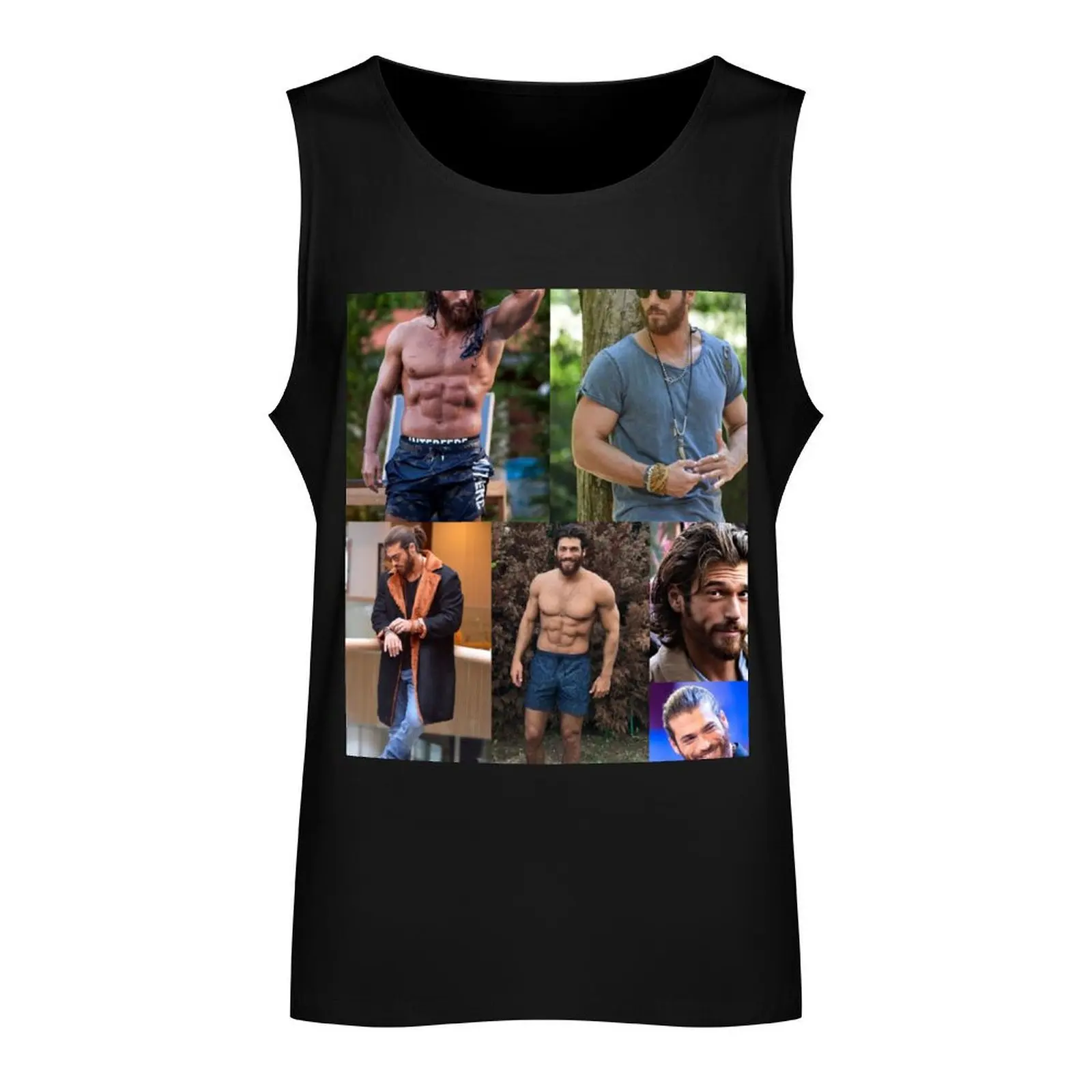 can yaman Tank Top Japanese t-shirt Men's clothing gym clothes man