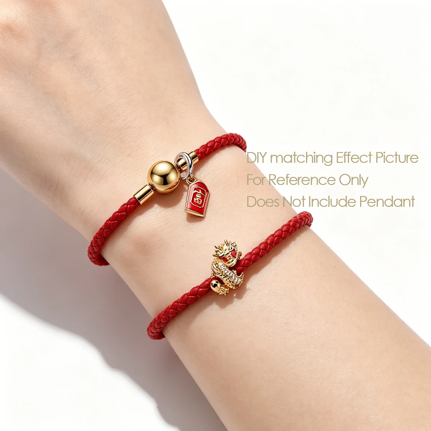 MOONLIGHT Brand Stainless Steel Round Ball Bracelet 16-22CM Leather Braided Bracelet For Women DIY Beaded Birthday Jewelry Gifts