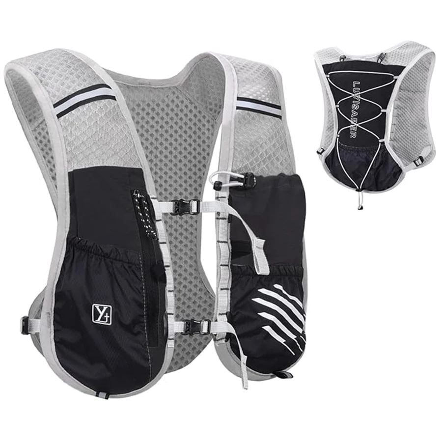 Running Vest Backpack, Hydration Pack Backpack for Women & Men, Lightweight Water Backpack for Hiking Cycling Running Biking