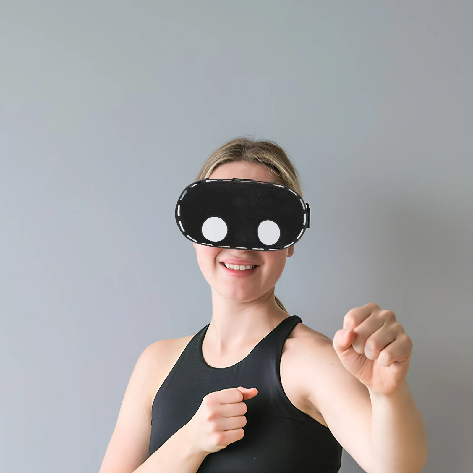 

Protective Silicone Vr Glasses Protector Soft Lens Cushion Anti-Scratch Replacement Part Compatible Vr Gaming