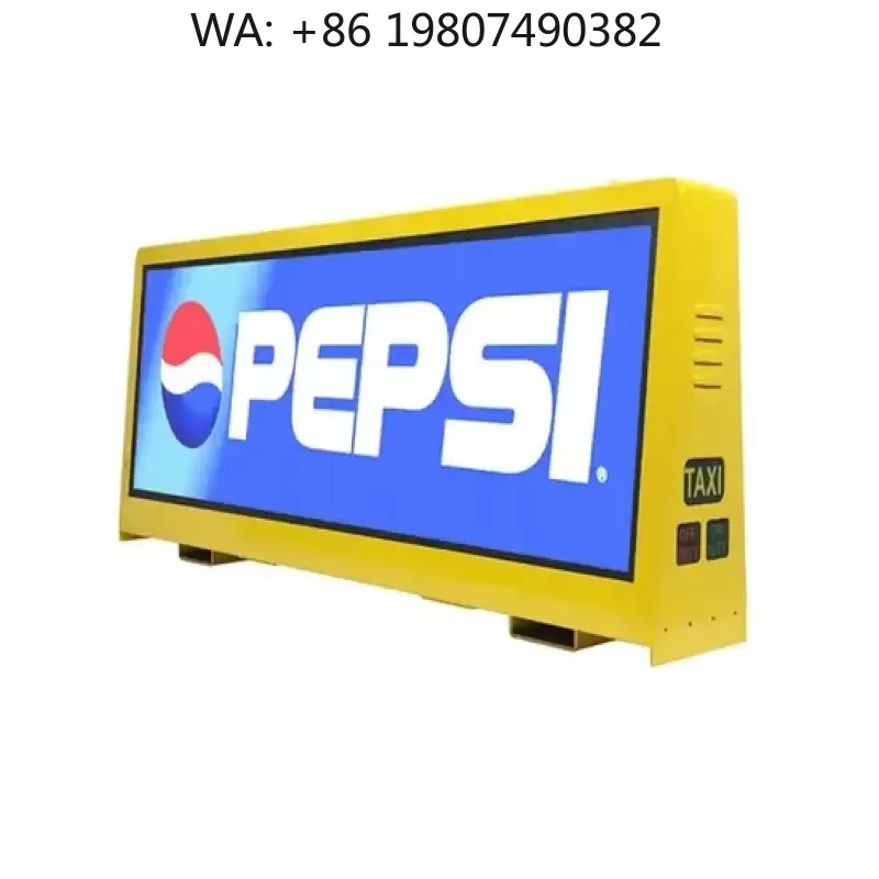 Waterproof Outdoor i Top LED Display Car Roof Mobile Advertising Message Digital Screen