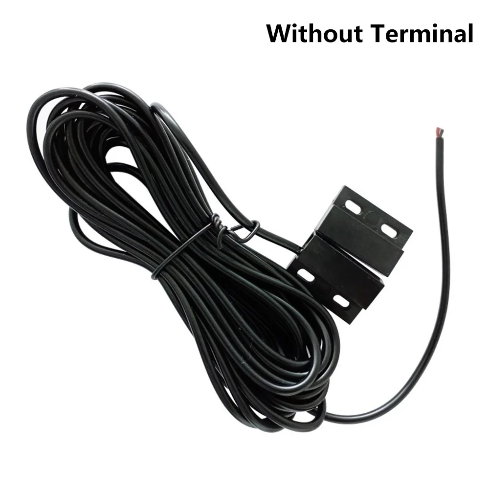 MC05 Porta Sensor Magnético Interruptor 5 M Com Fio Normalmente Fechado Porta Detector Magnético Interruptor Do Sensor Da Garagem Porta Rolling Shutter