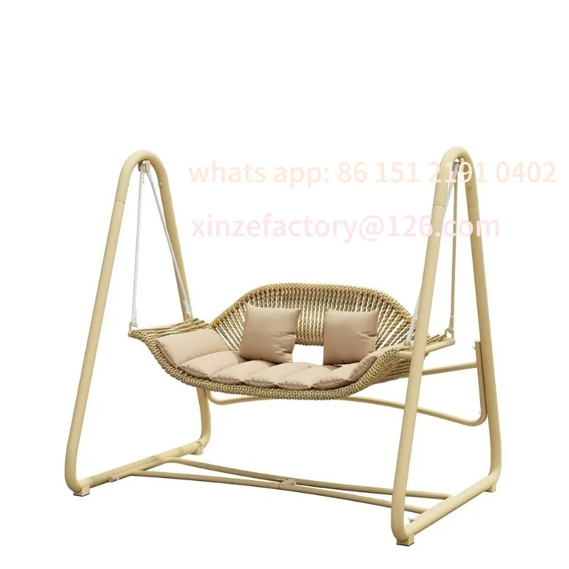Customizable Courtyard Swing Cradle Hanging Chair Villa Garden Balcony Terrace Leisure Lazy Double Rocking Chair