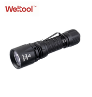 Weltool T12 TAC tactical flashlight, 141,000 Kendra long shot 2000 lumens