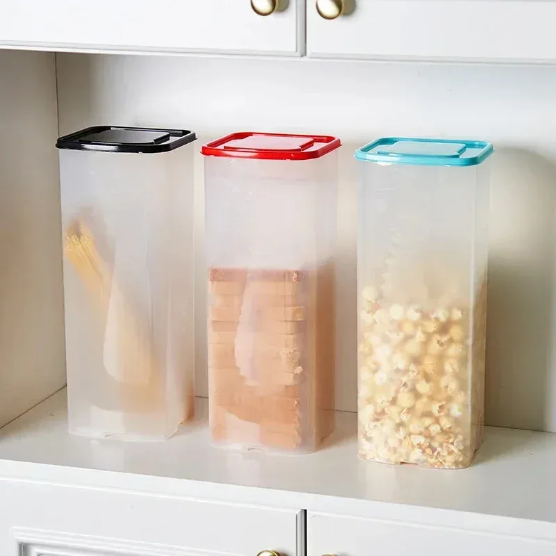 

Sandwich Bread Storage Box Toast Crisps With Lid Box Food Sealed Storage Container Home Kitchen Gadgets