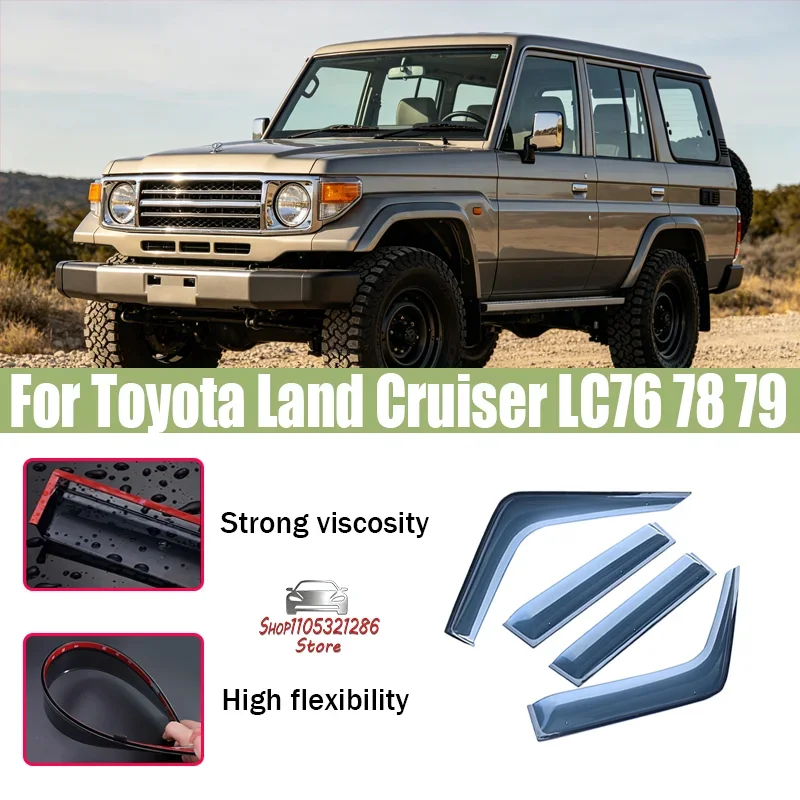 

Suitable for Toyota Land Cruiser LC76 78 79 rain cover injection molding thickened window rain eye window deflector