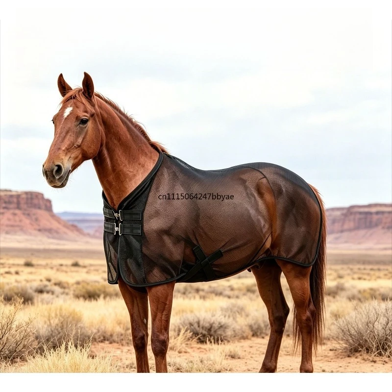Equestrian competition supplies breathable nylon net mosquito-proof summer horsefly sheet lamp protective cover