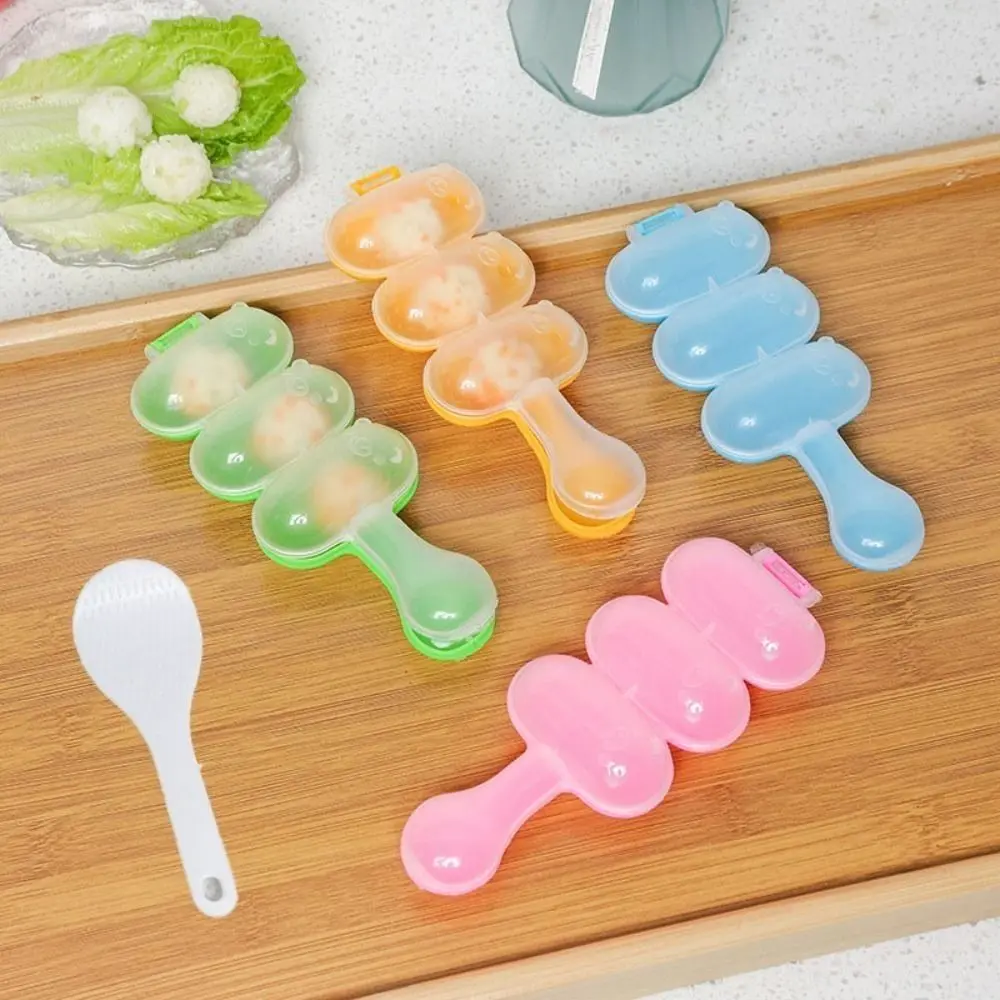 Agitador de bolas de arroz para bebés y niños, molde de bola de arroz DIY, accesorios de ayuda de cocina para bebés, jardín de infantes, comida, Sushi