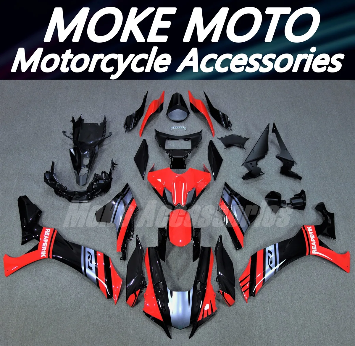 

Motorcycle Fairings Kit Fit For Yzf R1M R1 2020 2021 2022 2023 2024 Bodywork Set High Quality Abs Injection Red Black Gaay