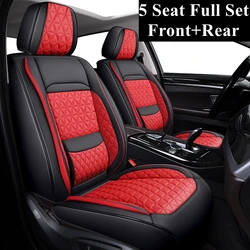 Front+Rear Full Set Leather Car Seat Covers for Toyota Auris Avensis T25 Corolla Cruiser FJ Hilux Matrix Prado Pruis Vios Yaris