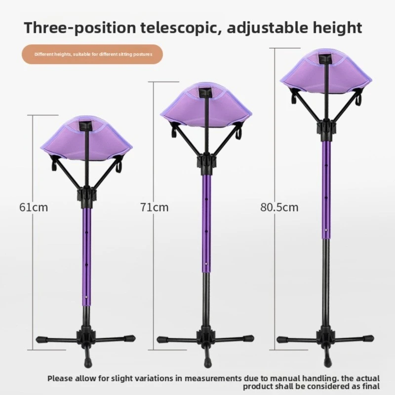 Portable Folding Stool Outdoor Camping Retractable Aluminum Alloy Lightweight Fishing Travel Seat Foldable Chair Hiking Beach