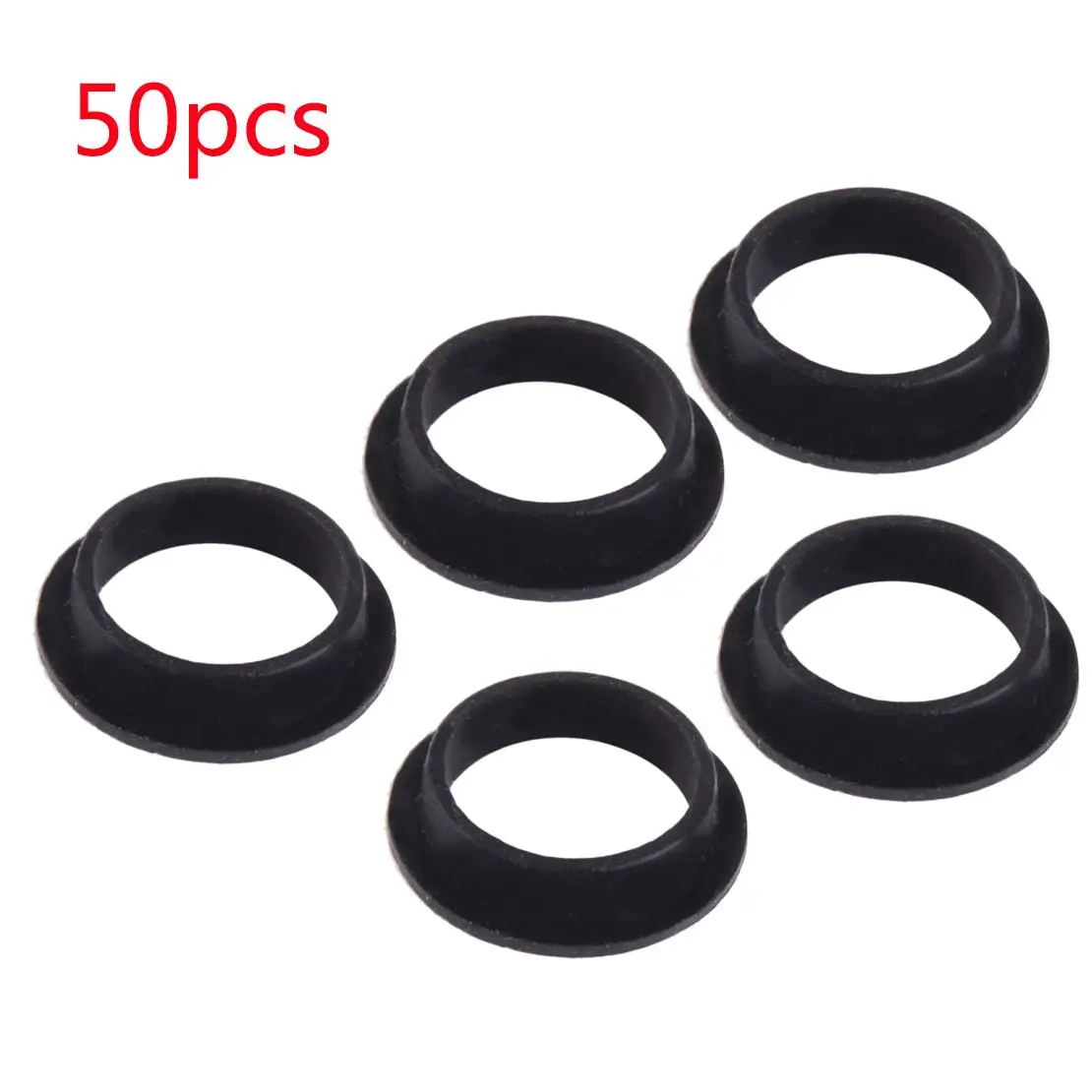 50Pcs Car Bumper Parking Sensor O-ring Rubber Black Fit For Tesla BMW 1127502 1127503 1048473 1048474 9261587 9261582