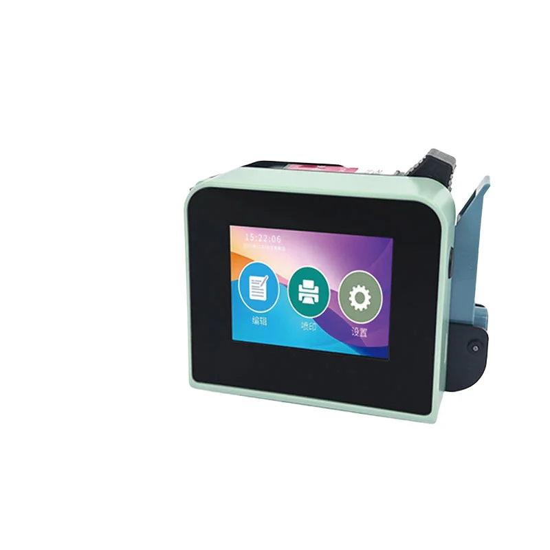 

Yaomatec 12.7mm Mini Date Printer Portable Multifunctional Expiry Date Bar Code QR Code Logo Label Inkjet Printer for Plastic