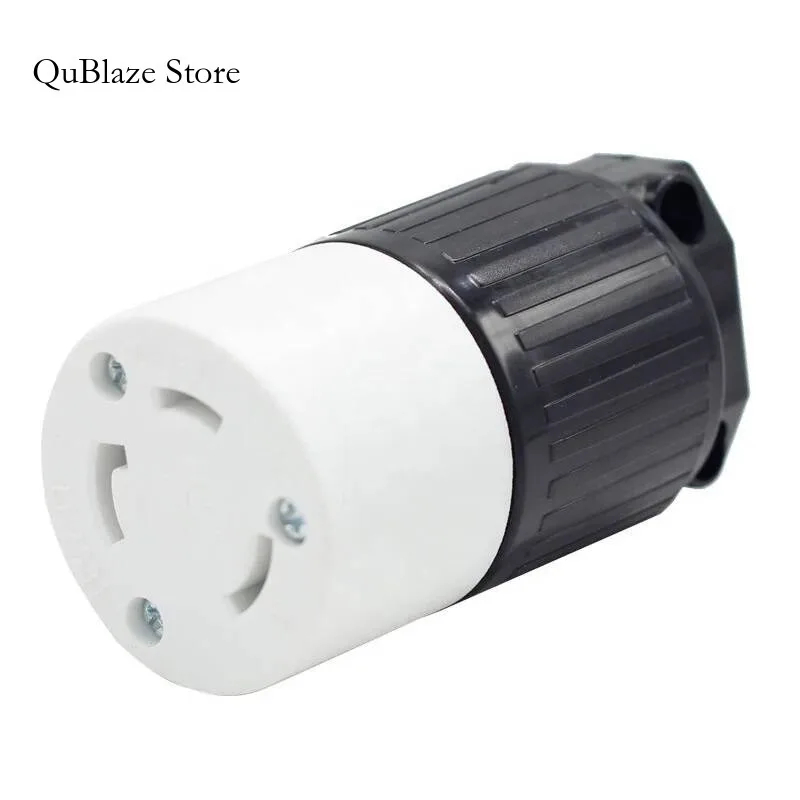 

NEMA L5-30P 30A 125V 3-Prong Industrial Grade Twist Locking Female Plug