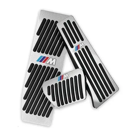 For BMW AT MT 3 series E39/E46/E87/E90/E92 Anti-slip Foot Rest Fuel Brake Gas Pedal Pads Covers Car Accessories