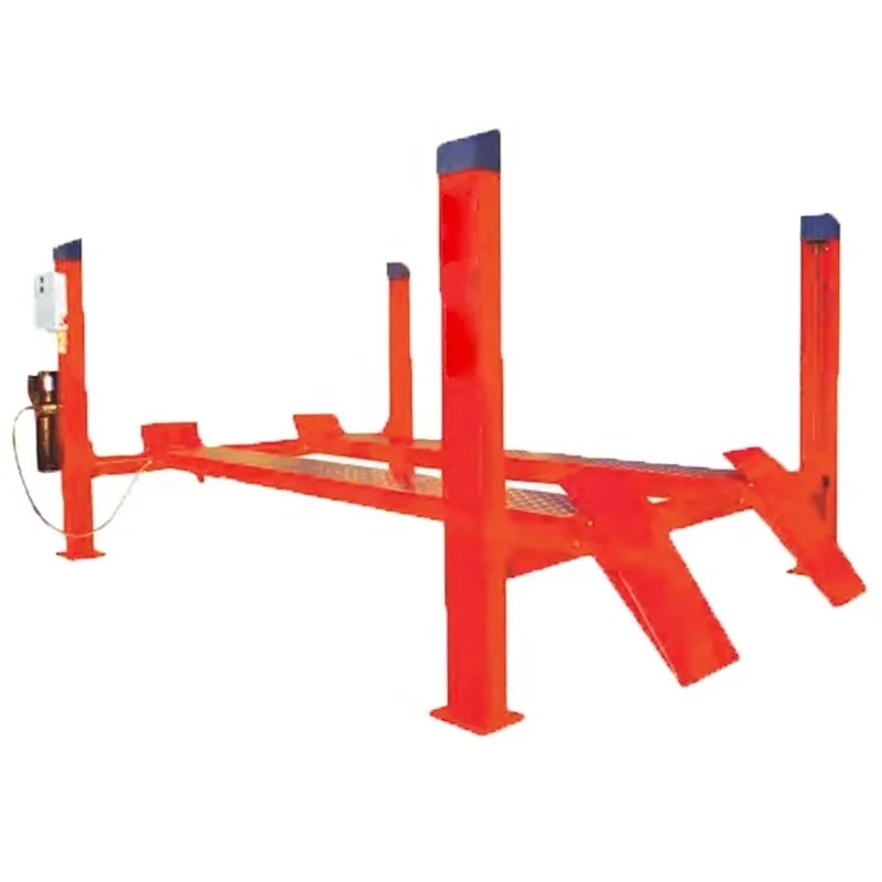 PrimeSelect Ton/0Ton Four-Post Hydraulic Lift Built-Up Movle Car Lifting System CE Certified V/0V