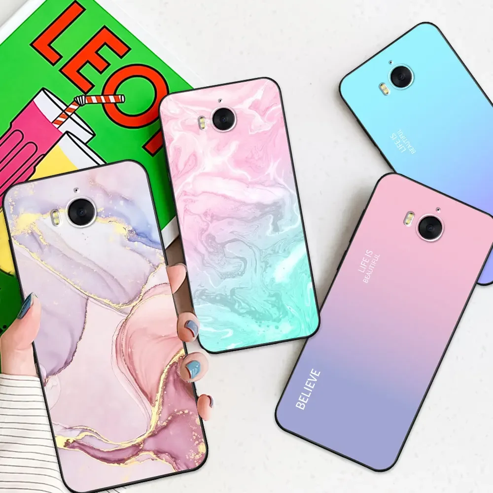 Funda de silicona blanda para teléfono móvil, carcasa de Mya-l22 a la moda para Huawei Y5 2017, Y6 2017, 2018, Y5 2018, 2019