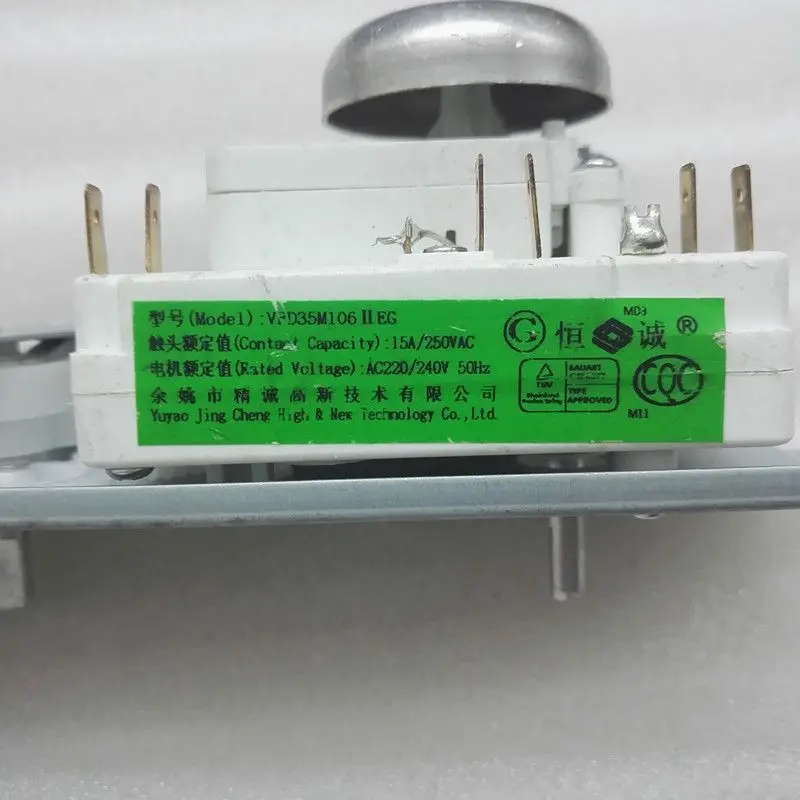 1pcs 새로운 Midea 전자 레인지 삽입 스위치 타이머 전자 레인지 타이머 VFD35M106IIEG 250V 15A 부품