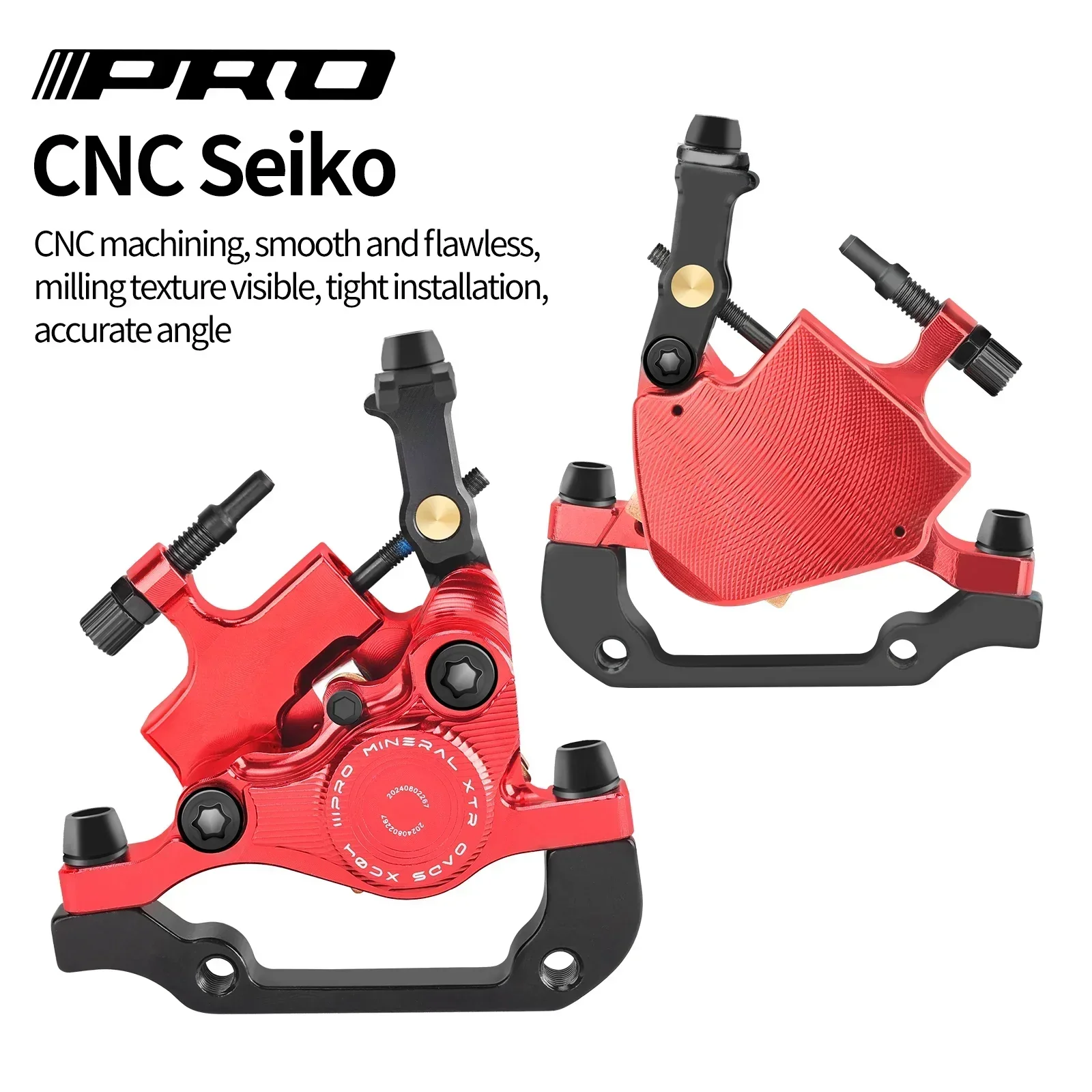 

Гидравлический дисковый тормоз IIIPRO XC04 с двойным поршнем для горного велосипеда, калипер IS/PM, тросовое управление