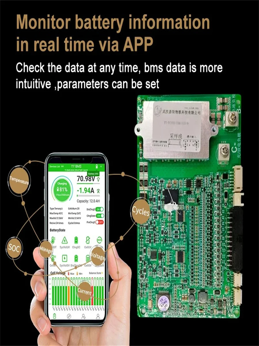 AliExpress For NIU Smart BMS LiFePo4 NQi N1S M1 U1 Original Lithium Battery Protection Board for Electric Bike with Bluetooth