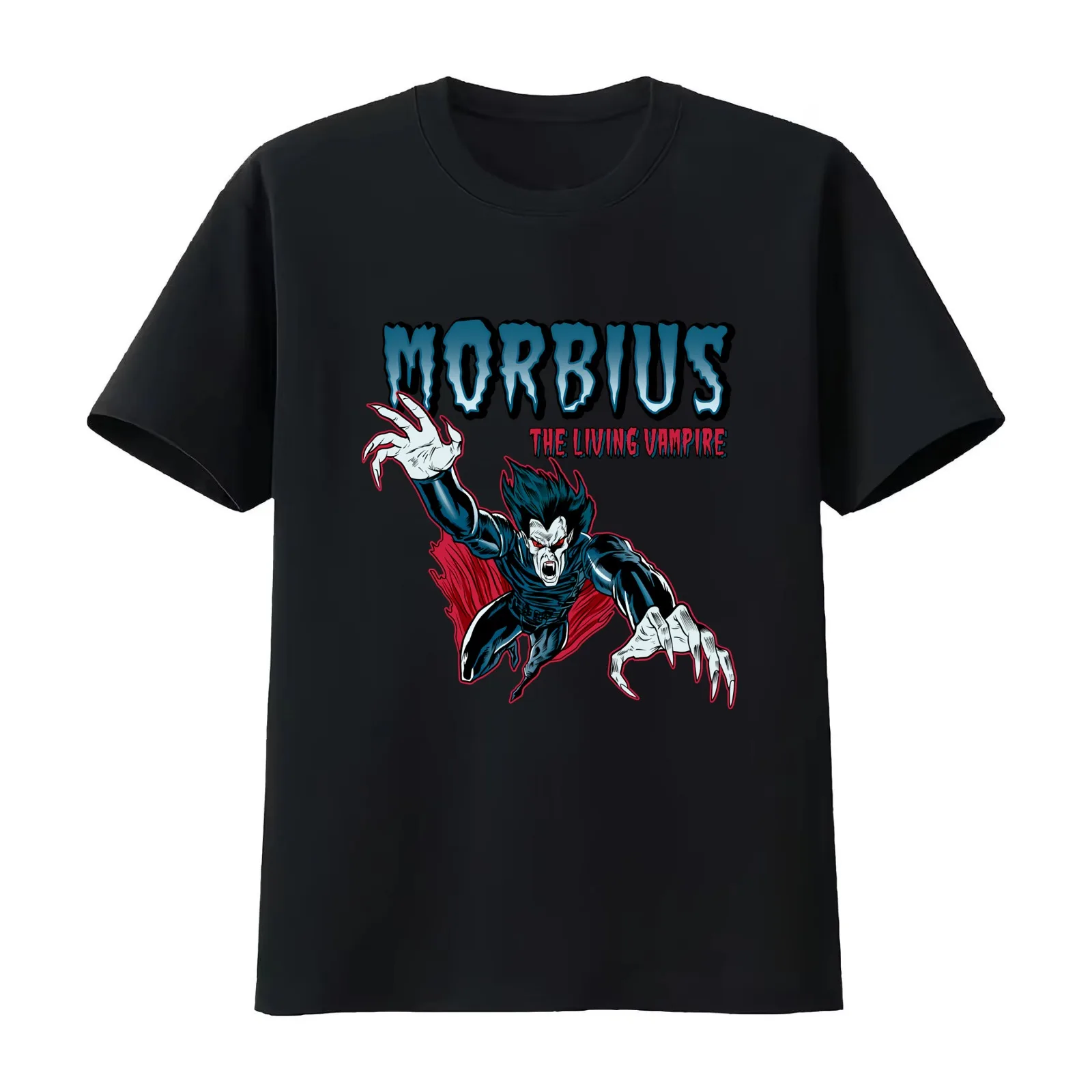 Morbius The Living Vampire T-Shirt Summer Casual Cotton Tee Oversized Streetwear Tops Vintage Graphic Print Unisex Men Women