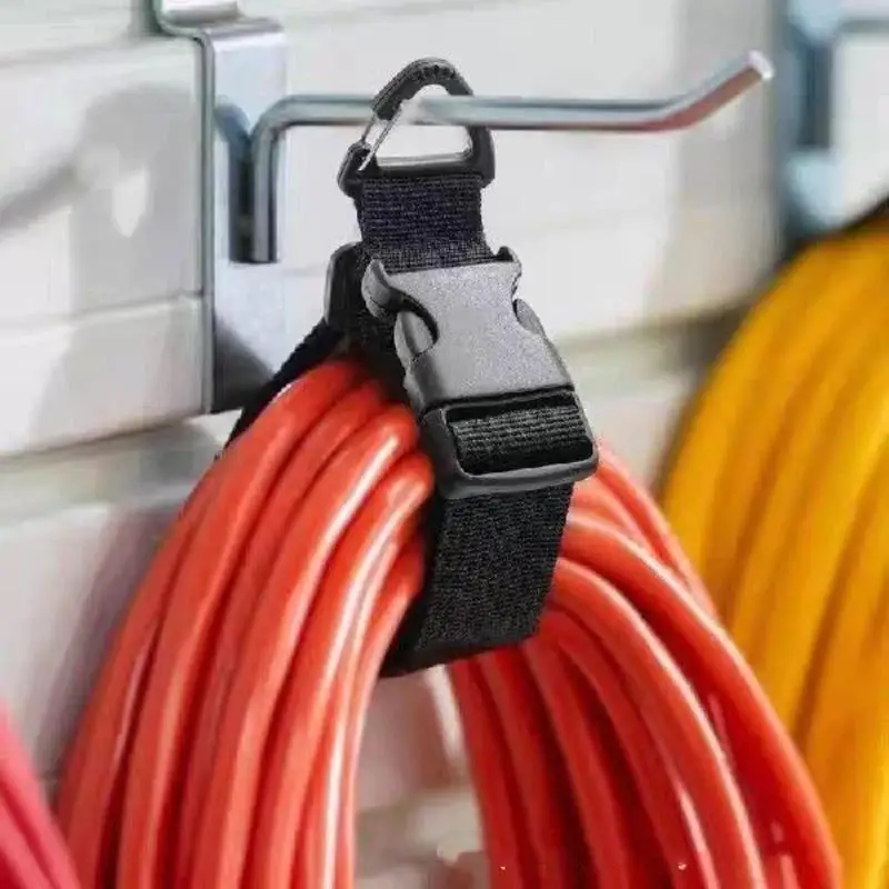 Heavy Organizer With 3-Axis Buckle Heavy Duty Storage Strap 45/55/65cm Adjustable Extension Cords Organizer With 3-Axis Buckle