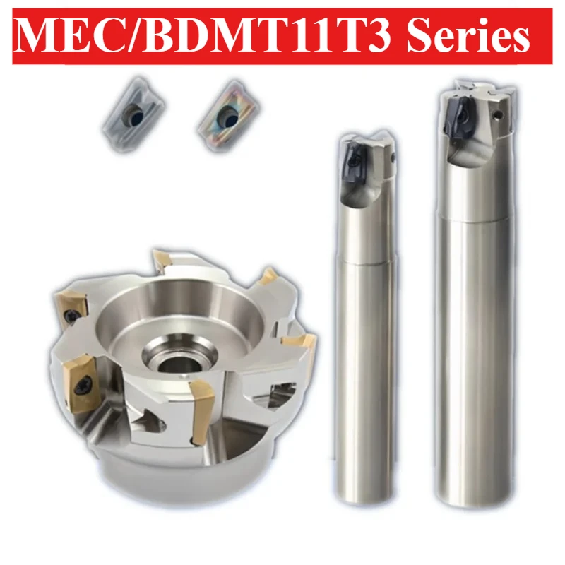 

MEC planar right-angle milling cutter holder 90° end mill holder BDMT11T308 BDMT11T308ER insert milling cutter