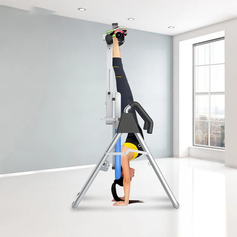 Mesa de terapia de inversión plegable para Fitness en casa, mesa de inversión para aliviar el dolor de espalda